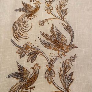 Anthropologie curtains -bird design